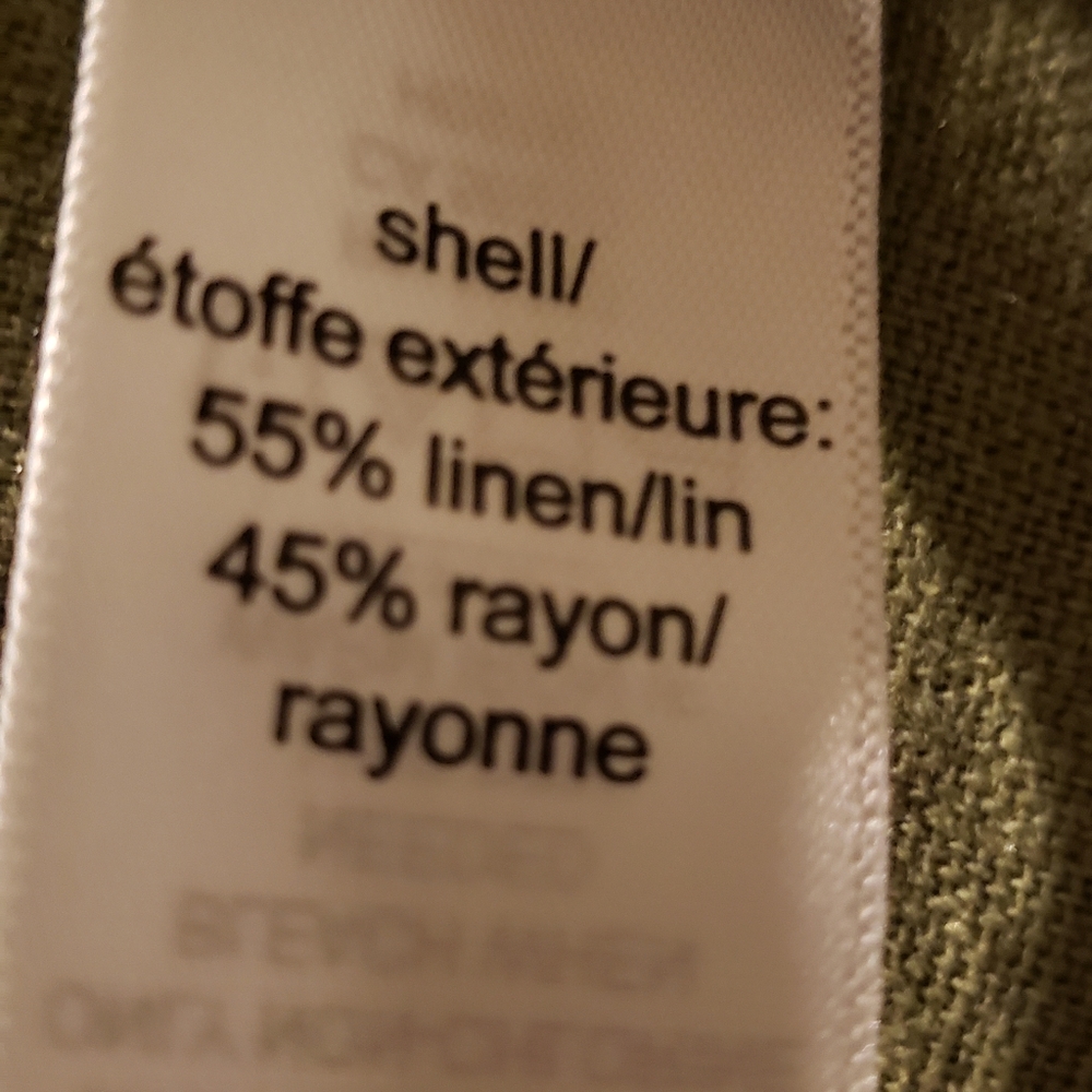 Maurices - Linen - Distressed Hem Open Front Jack… - image 6